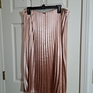 Worthington Shimmering Blush A-Line Skirt